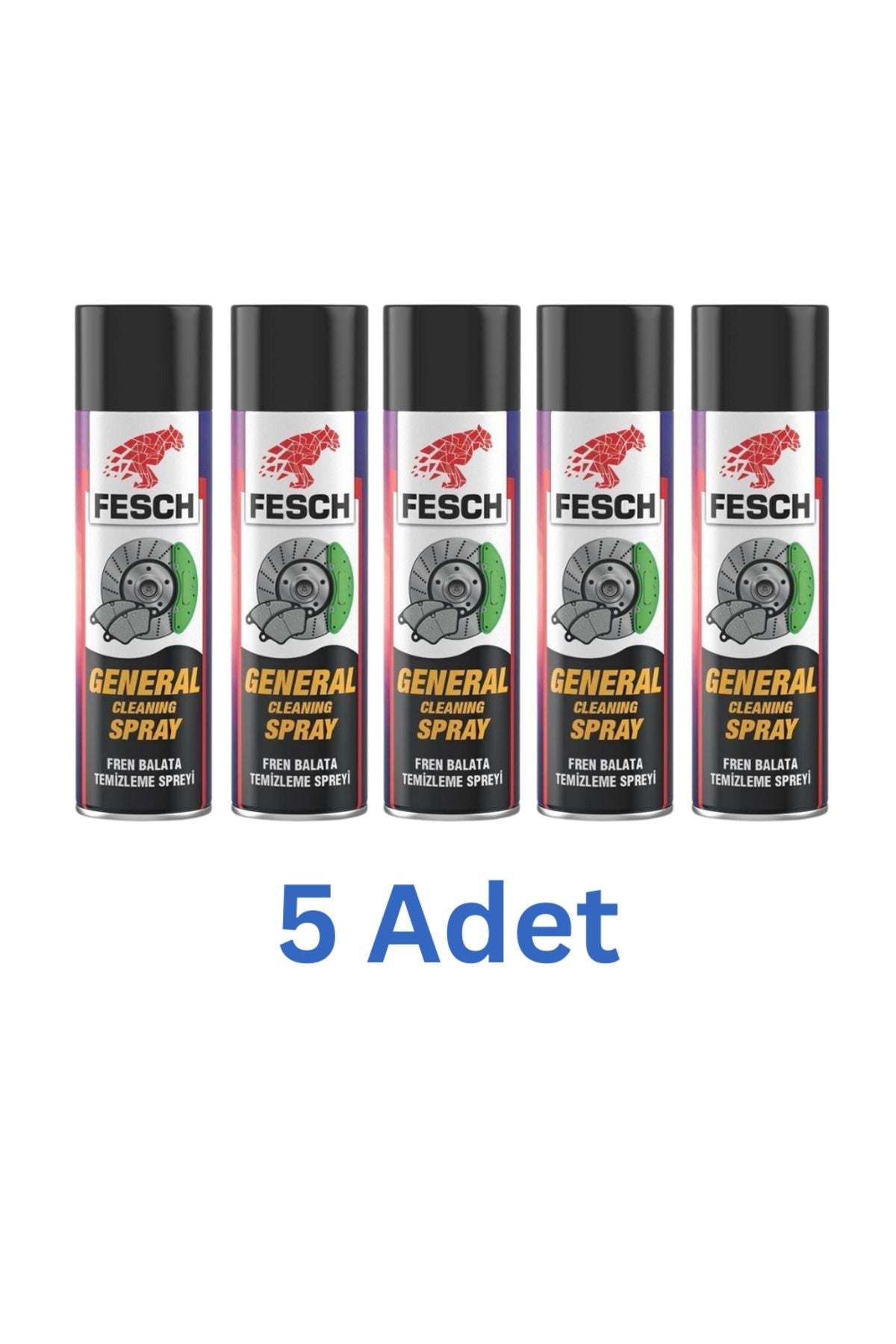 Fren Balata Temizleme Spreyi – 500 ml, Hızlı ve Etkili Temizlik - 5 ADET Fren Balata Temizleme Spreyi – 500 ml, Hızlı ve Etkili Temizlik - 5 ADET